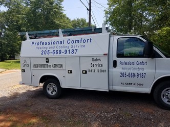 Professional Comfort Heating & Cooling Services logo