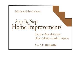 Step-By-Step Home Improvements logo