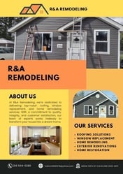 R&A Remodeling logo