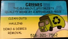 Logo for Greenes the Cleanout Specialists