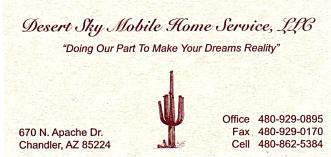 Desert Sky Mobile Home Service, LLC logo