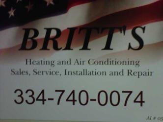 Britt's Heating & Cooling logo