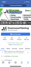 Logo for Greenwood Painting, Inc.