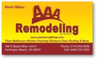 Logo for AAA Remodeling, Inc.