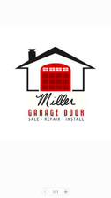 Logo for Miller Garage Doors