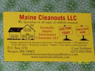 Maine Cleanouts, LLC logo