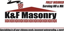 K & F Masonry logo
