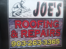 Logo for Joe's Roofing and Repairs