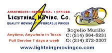Logo for Lightning Moving, LLC