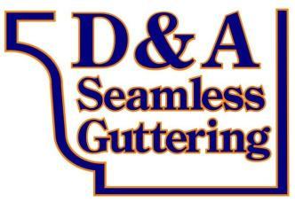 D & A Seamless Guttering logo