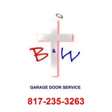 Logo for B&W Garage Doors of Fort Worth