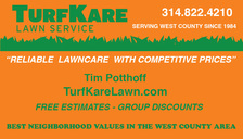 Turfkare Lawn Service logo