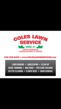 Coles Lawn Service logo