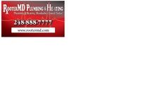 Logo for Rooter MD Plumbing & Heating - Inicio Facebook