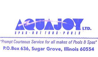 Aquajoy Spa And Pool inc. - Home Facebook logo
