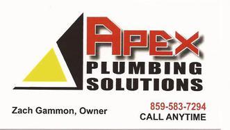 Apex Plumbing Solutions Inc Apex Plumbing Solutions Inc
