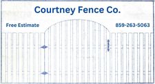 Logo for Courtney Fence Company