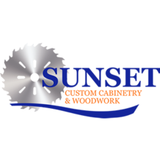 Sunset Custom Cabinetry and Woodwork logo