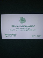 Logo for Glenn's Lamzscaping, Inc.
