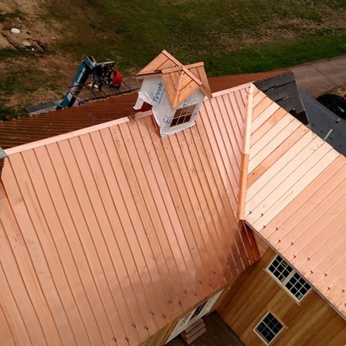 2021 Cost Of Copper Roof Standing Seam Copper Roofing Homeadvisor