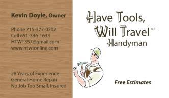 Have Tools Will Travel, LLC logo
