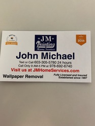 J M Painting logo