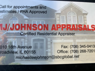 MJ/Johnson Appraisals logo