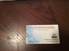 Logo for Westside Pressure Washing
