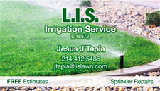 L.I.S. Irrigation logo