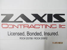 Logo for Zaxis Contracting, LLC