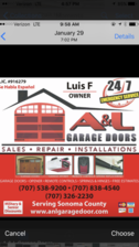 A & L Garage Doors logo