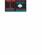 Logo for Tennant & Sons Construction, LLC
