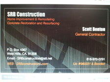 Logo for SRB Construction
