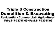 Triple S Construction & Excavating logo