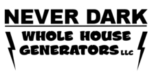 Logo for Never Dark Whole House Generators, LLC