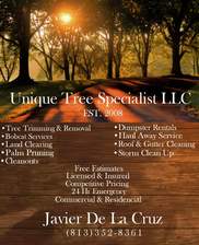 Unique Tree Specialist logo