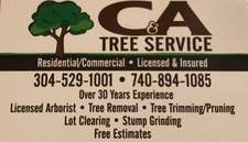 Logo for C & A Tree Service