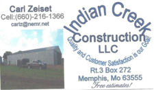 Indian Creek Construction, LLC logo