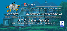 Expert Roofing & Basement Waterproofing logo