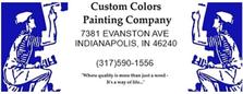 Logo for Custom Colors Painting Company, LLC