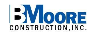 B. Moore Construction, Inc. logo