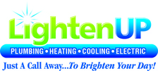 Lighten Up Plumbing, Heating, Cooling and Electric logo