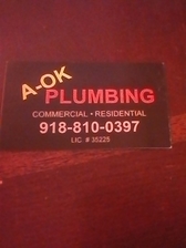 Logo for A-OK Plumbing