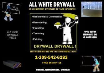 All White Drywall logo