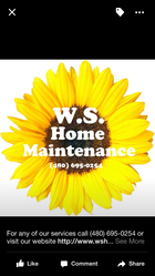 W.S. Home Maintenance logo