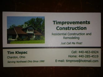 Timprovements Construction logo