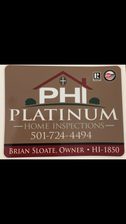 Logo for Platinum Home Inspections