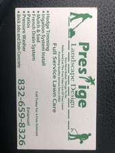 Logo for Prestige Landscape