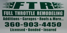 Logo for Full Throttle Remodeling, LLC