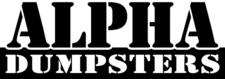 Logo for Alpha Dumpsters